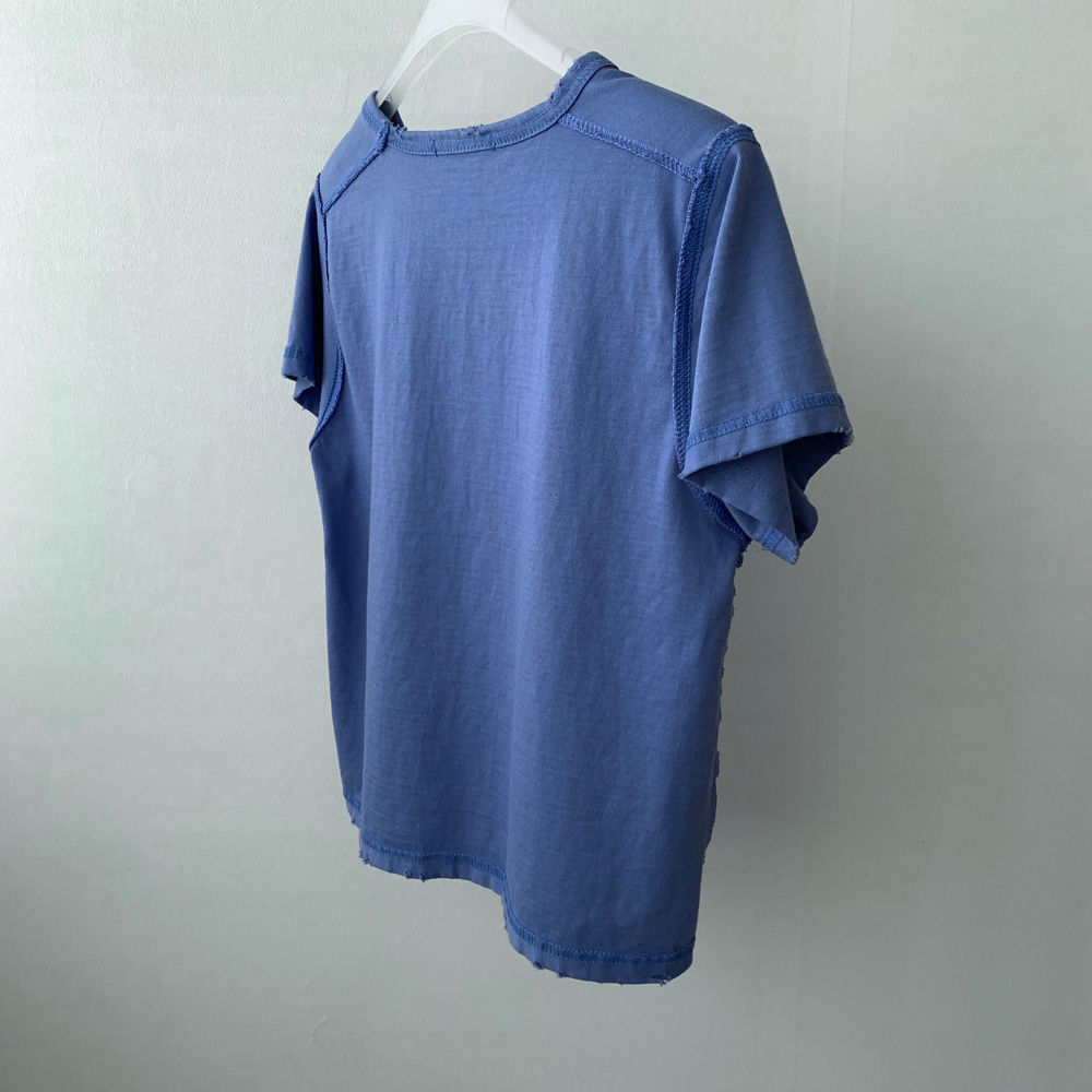 반팔 티셔츠 네이비블루 색상 이미지-S5L3